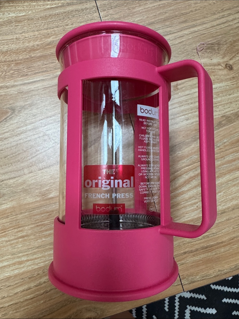Bodum French Press Coffee Maker - Bright Pink